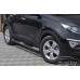 Пороги - трубы "Delux" для Kia Sportage